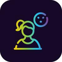 Amused Creative Icon Design vector