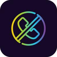 Contactless Creative Icon Design vector
