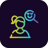 Complex Emotion Creative Icon Design vector