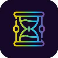 diseño de icono creativo de reloj de arena vector