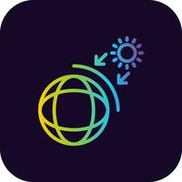 ozone Layers Creative Icon Design vector