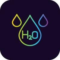 H2o Creative Icon Design vector