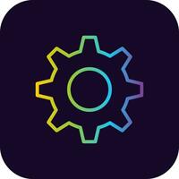 Cog Creative Icon Design vector