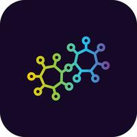 Molecules Creative Icon Design vector