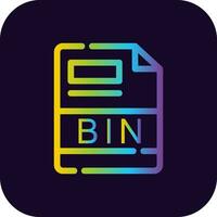 BIN Creative Icon Design vector