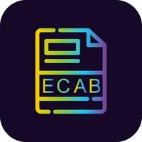 ECAB Creative Icon Design vector