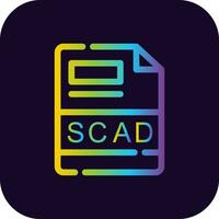 scad creativo icono diseño vector