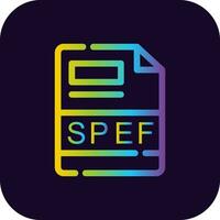 SPEF Creative Icon Design vector