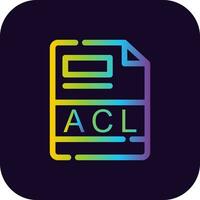 ACL Creative Icon Design vector