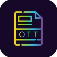 OTT Creative Icon Design vector