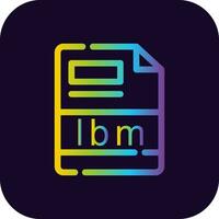 lbm Creative Icon Design vector