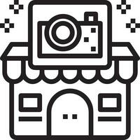 camera photography icon symbol image vector. Illustration of multimedia photographic lens grapich design images vector