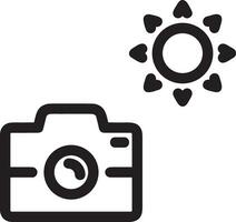 camera photography icon symbol image vector. Illustration of multimedia photographic lens grapich design images vector