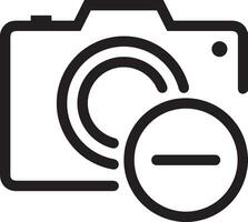 camera photography icon symbol image vector. Illustration of multimedia photographic lens grapich design images vector