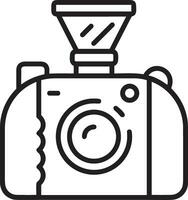 camera photography icon symbol image vector. Illustration of multimedia photographic lens grapich design images vector