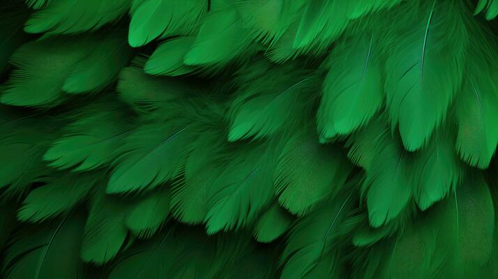 Green Feathers