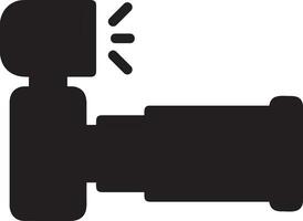 camera photography icon symbol image vector. Illustration of multimedia photographic lens grapich design images vector