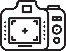 camera photography icon symbol image vector. Illustration of multimedia photographic lens grapich design images vector