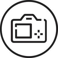 camera photography icon symbol image vector. Illustration of multimedia photographic lens grapich design images vector