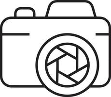 camera photography icon symbol image vector. Illustration of multimedia photographic lens grapich design images vector