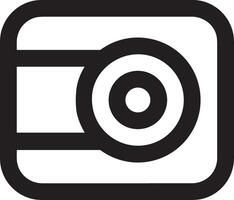 camera photography icon symbol image vector. Illustration of multimedia photographic lens grapich design images vector