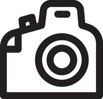 camera photography icon symbol image vector. Illustration of multimedia photographic lens grapich design images vector