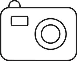 camera photography icon symbol image vector. Illustration of multimedia photographic lens grapich design images vector