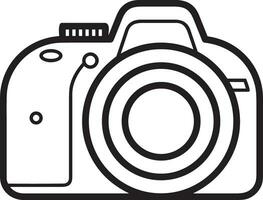 camera photography icon symbol image vector. Illustration of multimedia photographic lens grapich design images vector