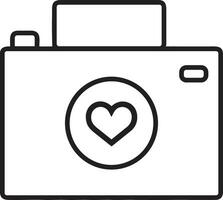 camera photography icon symbol image vector. Illustration of multimedia photographic lens grapich design images vector