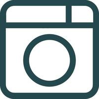 camera photography icon symbol image vector. Illustration of multimedia photographic lens grapich design images vector
