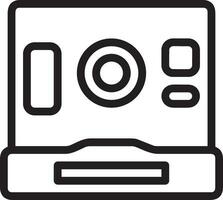 camera photography icon symbol image vector. Illustration of multimedia photographic lens grapich design images vector