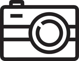 camera photography icon symbol image vector. Illustration of multimedia photographic lens grapich design images vector