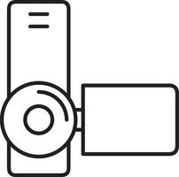 camera photography icon symbol image vector. Illustration of multimedia photographic lens grapich design images vector