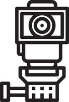 camera photography icon symbol image vector. Illustration of multimedia photographic lens grapich design images vector