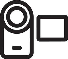 camera photography icon symbol image vector. Illustration of multimedia photographic lens grapich design images vector