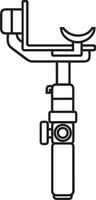 camera photography icon symbol image vector. Illustration of multimedia photographic lens grapich design images vector