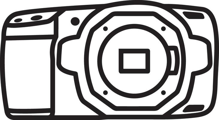 camera photography icon symbol image vector. Illustration of multimedia photographic lens grapich design images