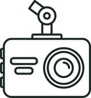 camera photography icon symbol image vector. Illustration of multimedia photographic lens grapich design images vector