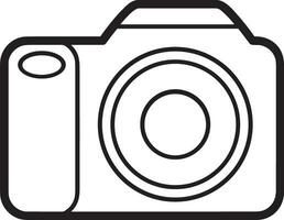 camera photography icon symbol image vector. Illustration of multimedia photographic lens grapich design images vector