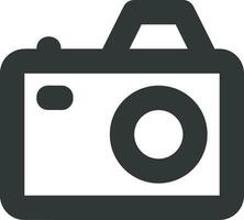 camera photography icon symbol image vector. Illustration of multimedia photographic lens grapich design images vector