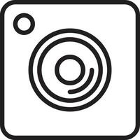 camera photography icon symbol image vector. Illustration of multimedia photographic lens grapich design images vector