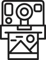 camera photography icon symbol image vector. Illustration of multimedia photographic lens grapich design images vector