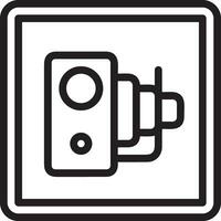 camera photography icon symbol image vector. Illustration of multimedia photographic lens grapich design images vector