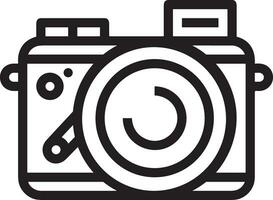 camera photography icon symbol image vector. Illustration of multimedia photographic lens grapich design images vector