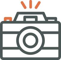 camera photography icon symbol image vector. Illustration of multimedia photographic lens grapich design images vector