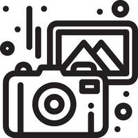 camera photography icon symbol image vector. Illustration of multimedia photographic lens grapich design images vector