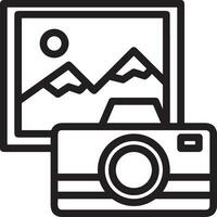 camera photography icon symbol image vector. Illustration of multimedia photographic lens grapich design images vector