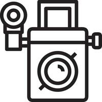 camera photography icon symbol image vector. Illustration of multimedia photographic lens grapich design images vector