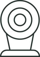 camera photography icon symbol image vector. Illustration of multimedia photographic lens grapich design images vector