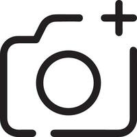 camera photography icon symbol image vector. Illustration of multimedia photographic lens grapich design images vector